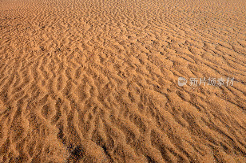 沙子和Erg Chebbi沙漠，Merzouga，摩洛哥，北非